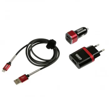 UNIVERZALNI KIT ( APPLE 8 PIN/MICRO USB ) 38845 12/24+230V 