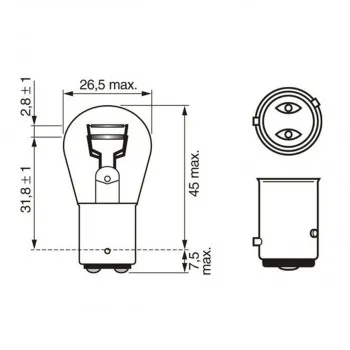 SIJ 12V 21/4W 1987302215 (  ) PURE LIGHT BOSCH 