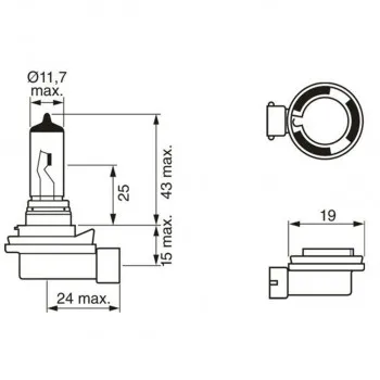 SIJ 12V 35W H8 1987302805 (  ) ECO BOSCH 