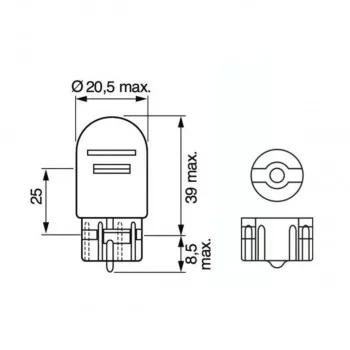 SIJ 12V 21/5W 1987302252 (  ) PURE LIGHT BOSCH 