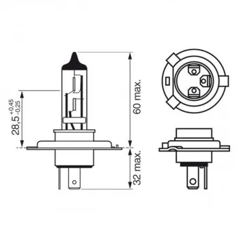 SIJ 12V H4 1987301010 (  ) XENON BLUE BOSCH 