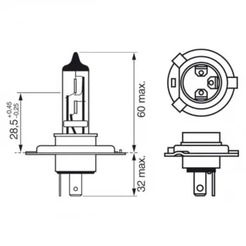 SIJ 12V H4 +30% 1987302042 (  ) BOSCH 