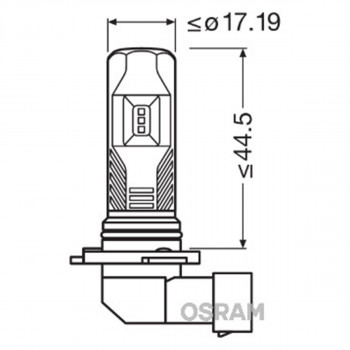 SIJAL ZA MAGLU LED PAR H10 9745CW 8,2W 12V PGJ19-X FS2 ( 9145 ) OSRAM 