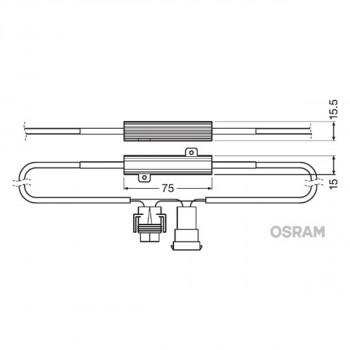 MODUL CU SET ( CANBUS )  LEDCBCTRL103 -50W OSRAM 