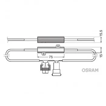 MODUL CU SET ( CANBUS )  LEDCBCTRL103 -50W OSRAM 