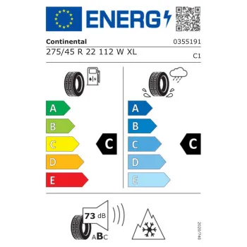 CONTI 275/45X22 112W XL FR WINTERCONTACT TS 850 P SUV CC73 