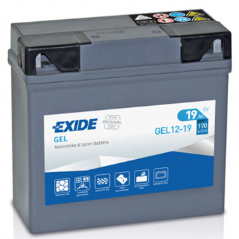 AKUM EXIDE MOTO 12V19AH D+ LI-ION GEL12-19 