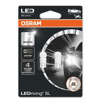 SIJAL PAR LED 12/ W5W 2825DWP-2BL 0.5W W2,1x9,5D 6000K BLI2 OSRAM 