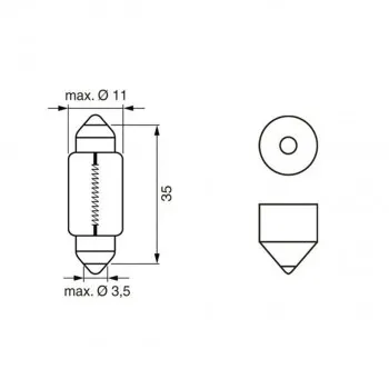 SIJAL 24/ C5W 24 MM SULFIDNA SV8,5-8 1987302507 ( ) BOSCH 