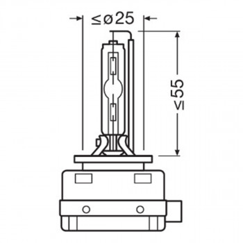 SIJAL XENON / D1S 66140CBN 35W PK32D-2 6200K OSRAM 