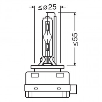 SIJAL XENON / D3S 66340CBN 35W PK32D-5 6200K OSRAM 