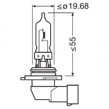 SIJAL PAR 12/ HB3 9005CBN-HCB 60W P20d 5000K 2BOX OSRAM 