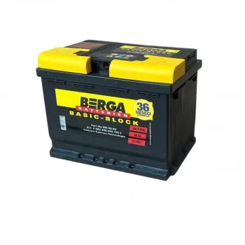 AKUM BERGA BASIC BLOCK  12V60AH D+ ASIA BB-D23L ( D47 EB604 ) 