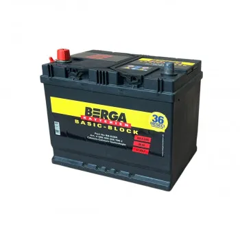 AKUM BERGA BASIC BLOCK  12V68AH L+ ASIA BB-D26R ( E24 EB705 ) 