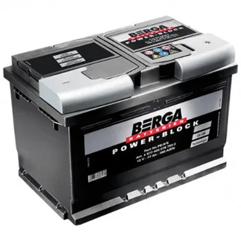 AKUM BERGA POWER BLOCK  12V77AH D+ PN-N°8 ( E44 EA770 ) 