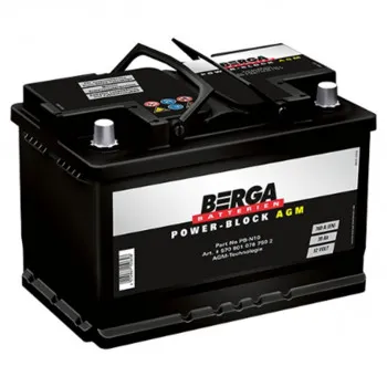 AKUM BERGA AGM START STOP 12V70AH D+ PB-N10 ( E39 EK700 ) 