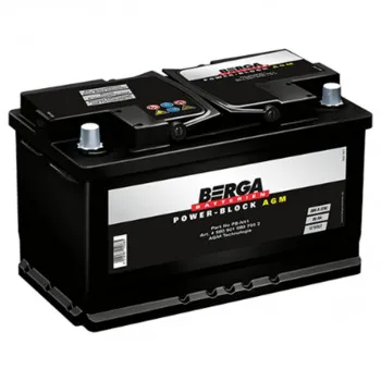 AKUM BERGA AGM START STOP 12V80AH D+ PB-N11 ( F21 EK800 ) 