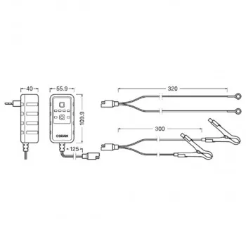 PUNJAC AKUM OEBCS901 6/12V 1A OSRAM 