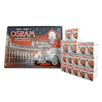 SIJAL BIG BOX 12/ H7 X26 55W, 12/H4 X4 60/55W 510736 OSRAM + ALU POSTER 