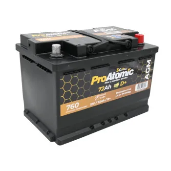 AKUM PROATOMIC AGM START STOP 12V72AH D+ 