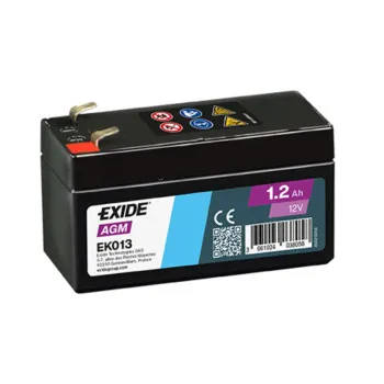 AKUM EXIDE AGM 12V1.2AH D+ EK013 