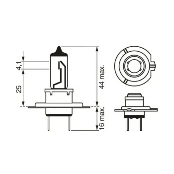 SIJ 12V H7 PAR 1987301441 ( ) ULTRA WHITE DBL BOSCH 