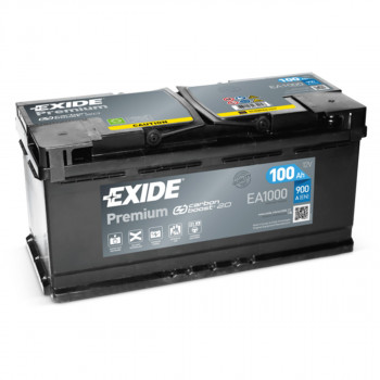 AKUM EXIDE PREMIUM 12V100AH D+ EA1000 ( H3 ) 