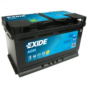 AKUM EXIDE AGM START STOP 12V82AH D+ EK820 (EK800 80AH)  ( F21 ) 