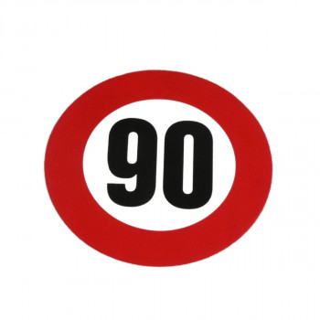 NALEPNICA OGR. 90KM MANJA 