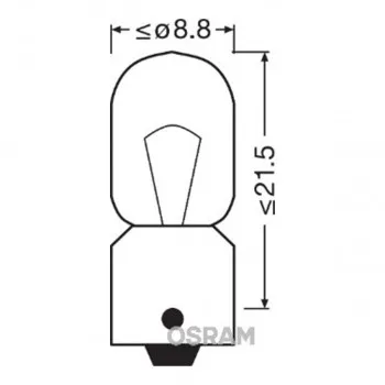 SIJAL 12/ T4W 3893 4W BA9S OSRAM 