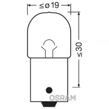 SIJAL 12/ R10W 5008 10W BA15S OSRAM 