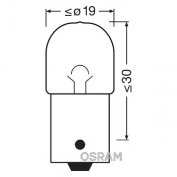 SIJAL 12/ R5W 5007 5W BA15S OSRAM 