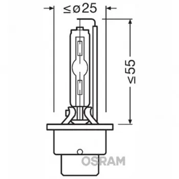 SIJAL XENON / D2S 66240 35W P32D-2 OSRAM 