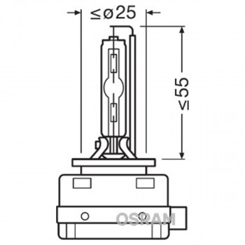 SIJAL XENON / D1S 66140 35W PK32D-2 OSRAM 