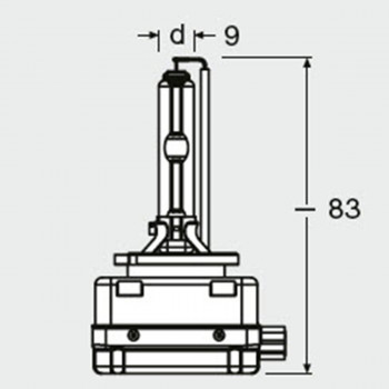 SIJAL XENON / D3S 66340 35W PK32D-5 OSRAM 