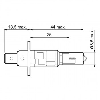 SIJ 12/55W H1 LIFEX2 32501 VALEO 32500 