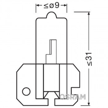 SIJAL 12/ H2 64173 55W X511 OSRAM 