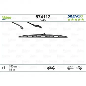 METL V45 574112 ( 116123 116128 ) VALEO 450 MM 