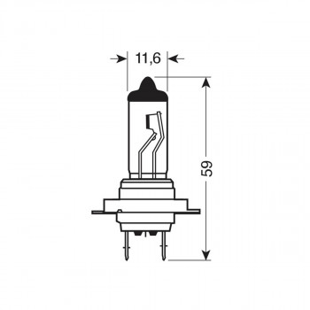 SIJ 58187 12V H7 BLU XENON 100W PAR 