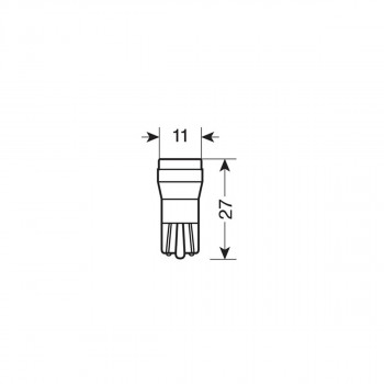 SIJ LED 58148 1W T10 PLAVA 