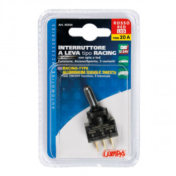 PREKIDAC 45554 LED CRVENO 20A FI12MM 