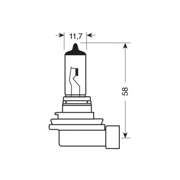 SIJ 12V H11 55W 57971 ( 48078 ) LAMPA 