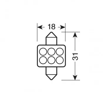 SIJ LED 58424 12V SULF LED PAR 