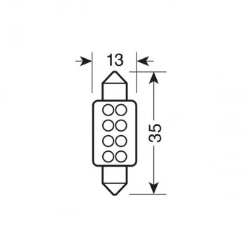 SIJ LED 58434 12V SULF PAR 