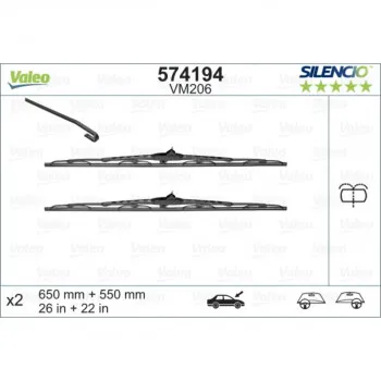 METL VM206 574194 (116153+116154) 650/550 VALEO 