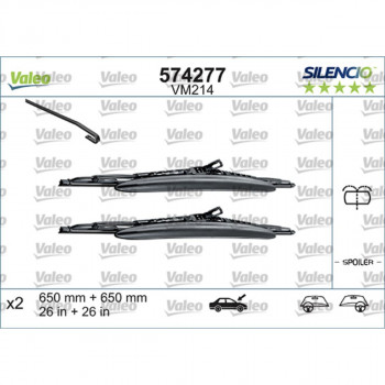 METL VM214 574277 (116352) S650/650 VALEO SILENCIO 