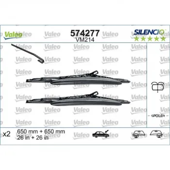 METL VM214 574277 (116352) S650/650 VALEO SILENCIO 