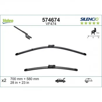 METL VM474 574674 700/580 VALEO SILENCIO 