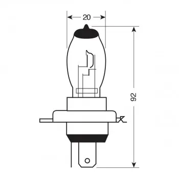 SIJ H4 12V 60/55W 58178 PAR LAMPA 