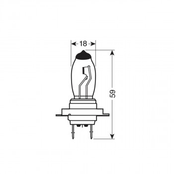 SIJ H7 12V 55W 58179 PAR LAMPA 